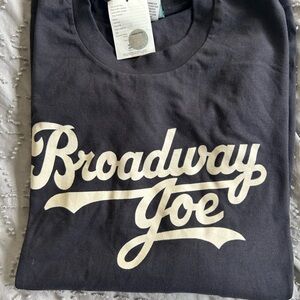 NFL Broadway Joe Long Sleeve Tee - Black and White